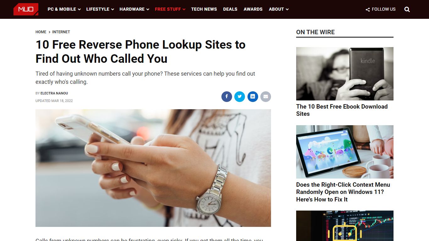 10 Free Reverse Phone Lookup Sites to Find Out Who Called You - MUO